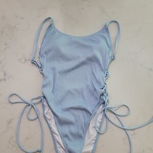 PINK Victoria's Secret White One Piece